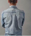 Rusty Dude : chemise en jean destroy