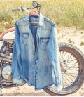 Rusty Dude : chemise en jean destroy