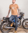 Thug havane tee-shirt motard authentique 200 gr