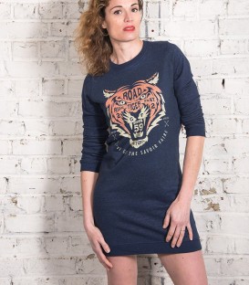 Woman Tiger sweat-shirt dress