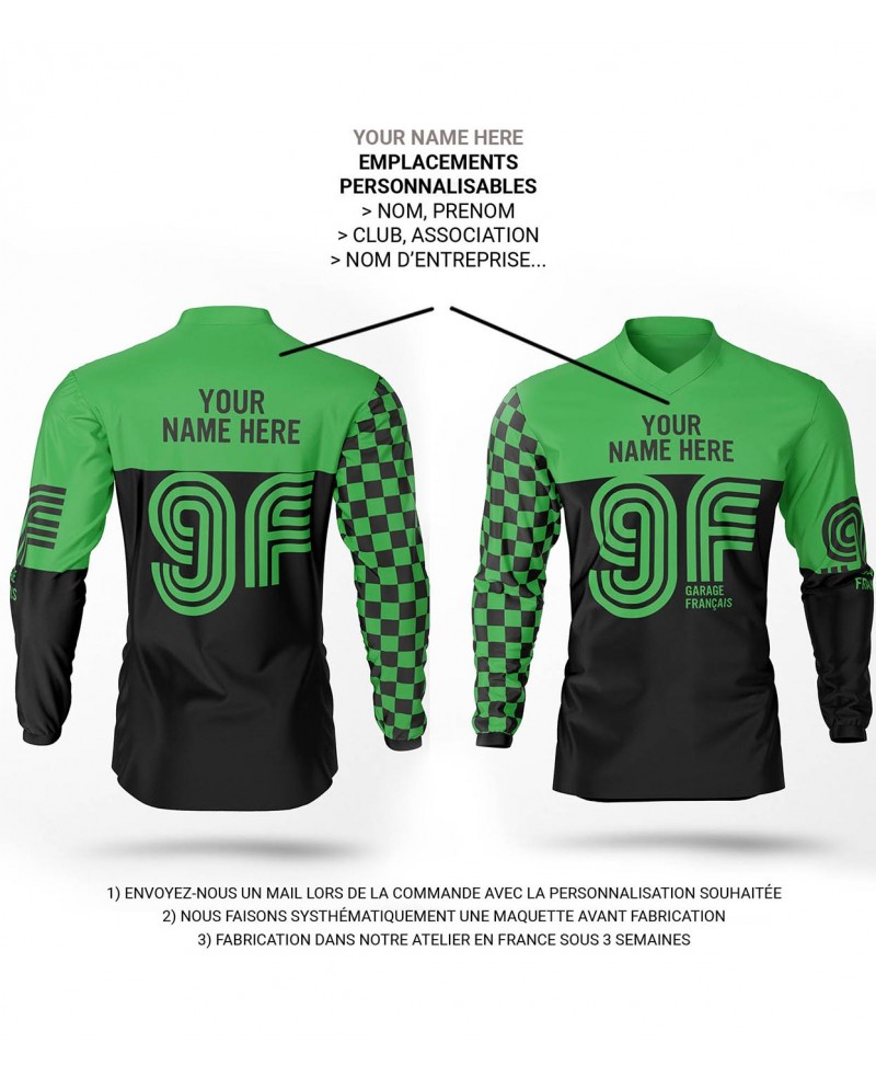 Flat track and dirt track jersey for vintage races Gentlemen's Factory