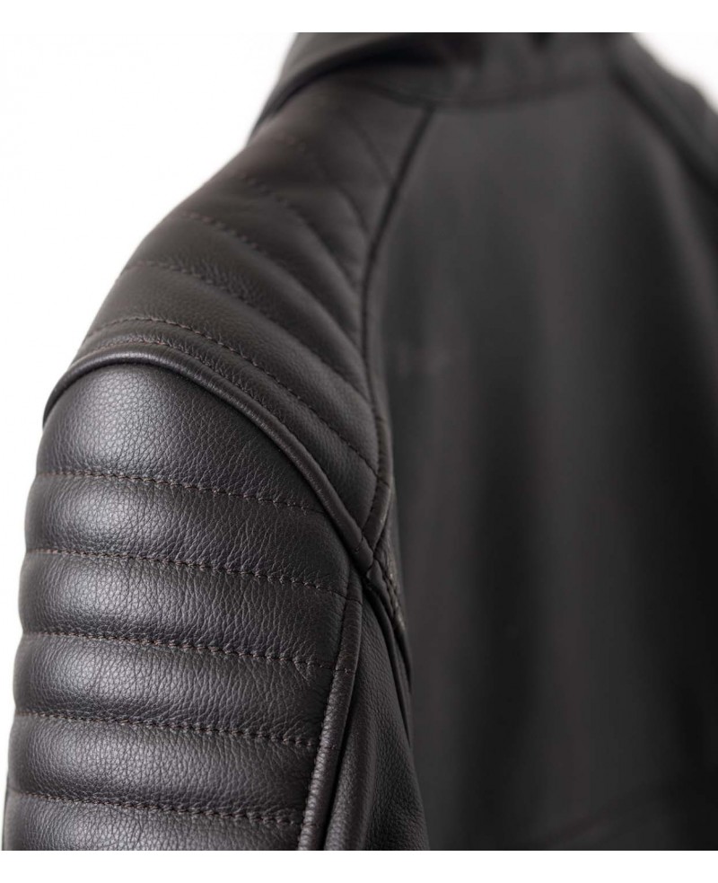 Moka leather jacket Arsouille