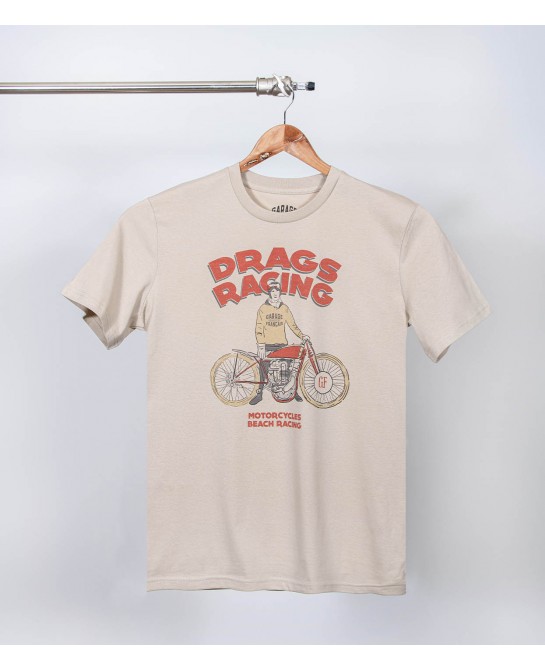 T-shirt moto rétro garage français