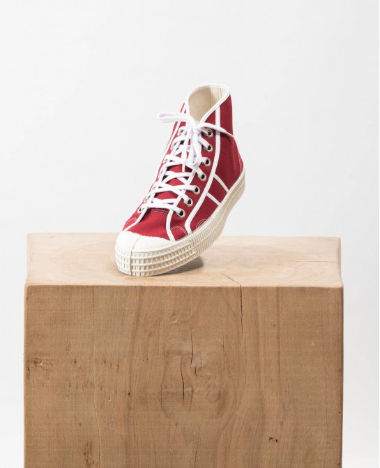 Chaussures rétro 1950 rouge