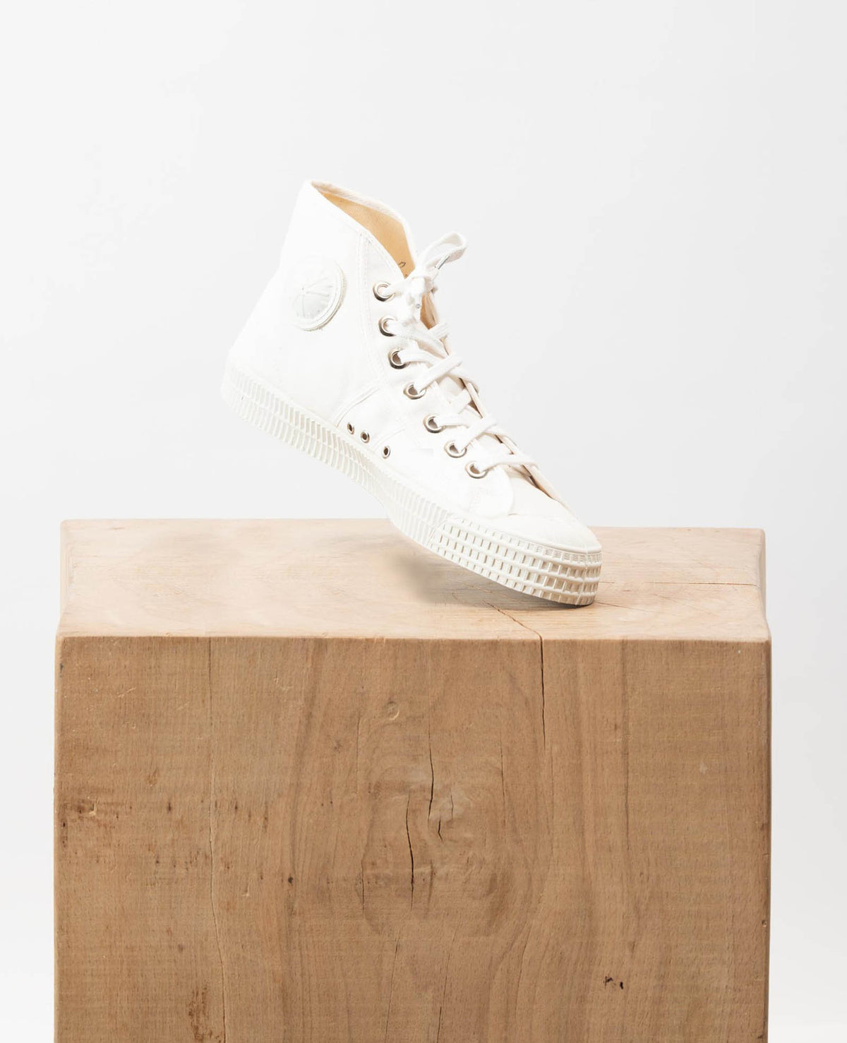 chaussures rétro sixties blanche montantes – garage français