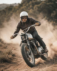 blouson cuir arsouille – moka – lifestyle – Garage Français