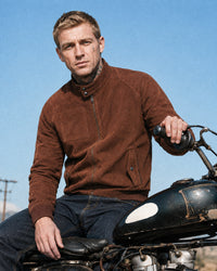 blouson moto steve daim – lifestyle – Garage Français