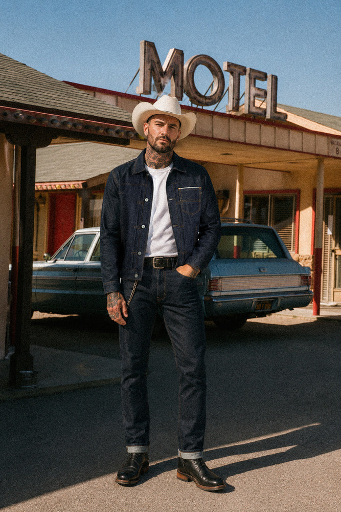 blouson jeans selvedge freelander – lifestyle – Garage Français