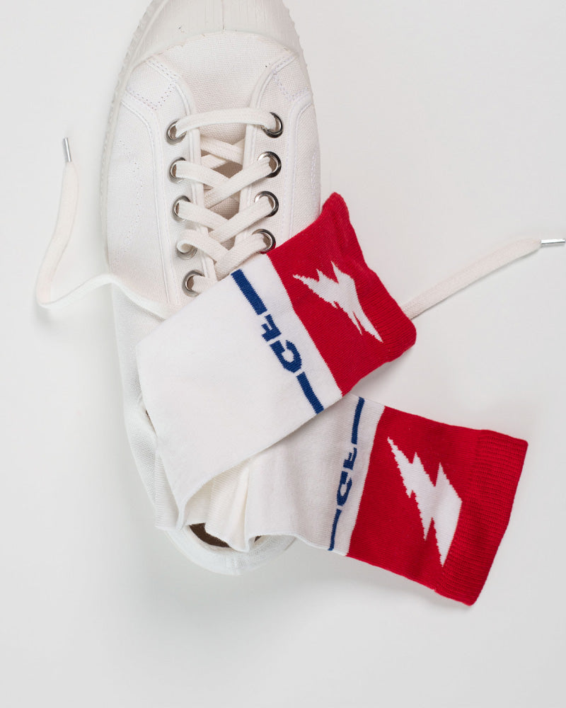 unisex flash red socks