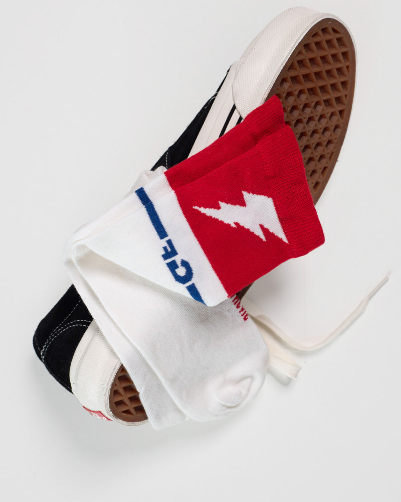 unisex flash red socks