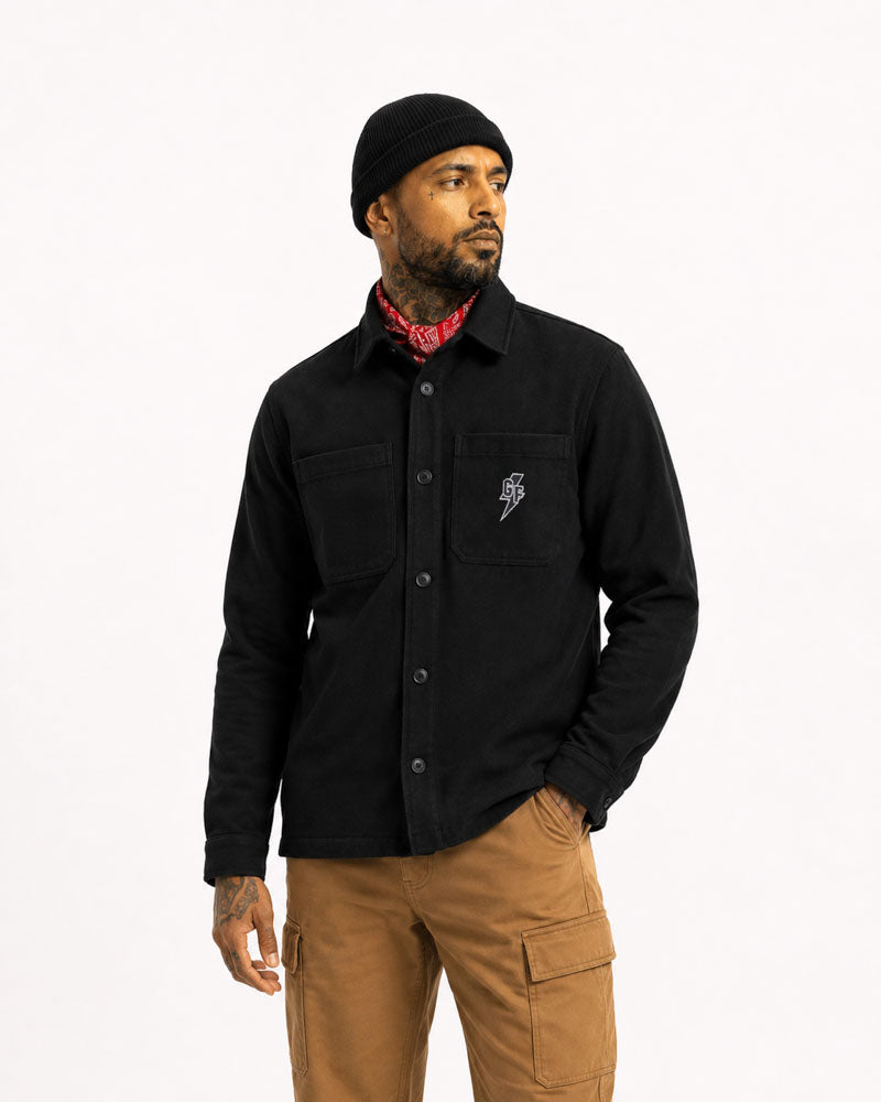 chemise worker – l’esprit mécano – face – Garage Français