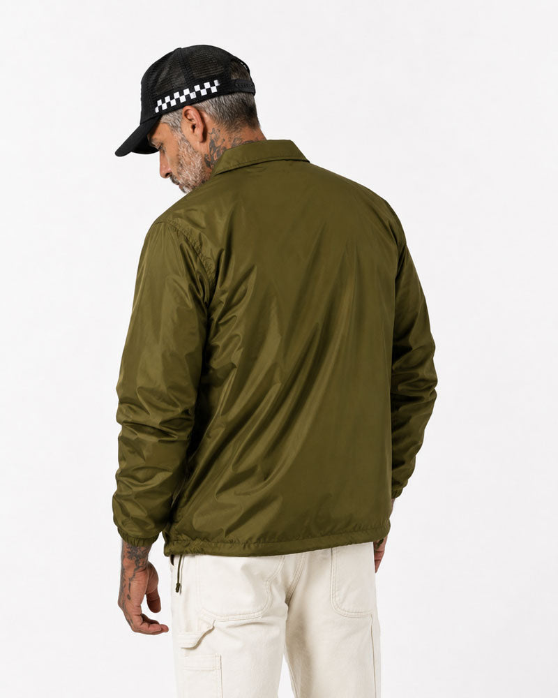 coach-jacket kaki – esprit us – dos – Garage Français