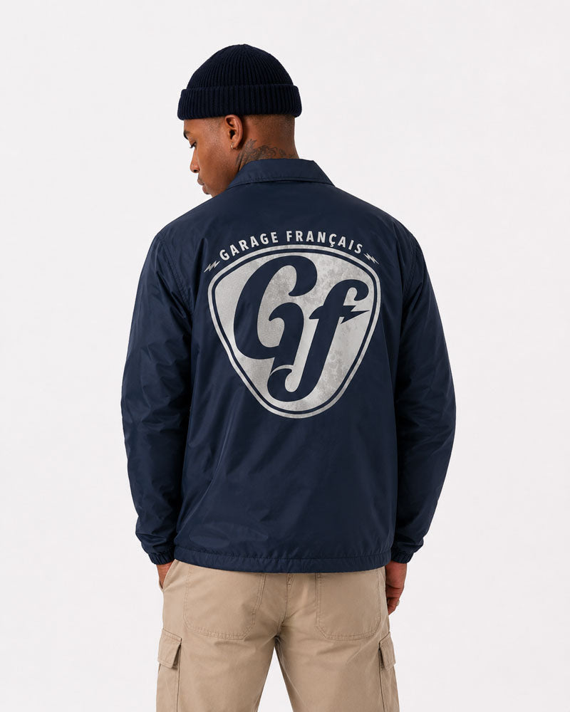 coach-jacket marine – esprit us – dos – Garage Français