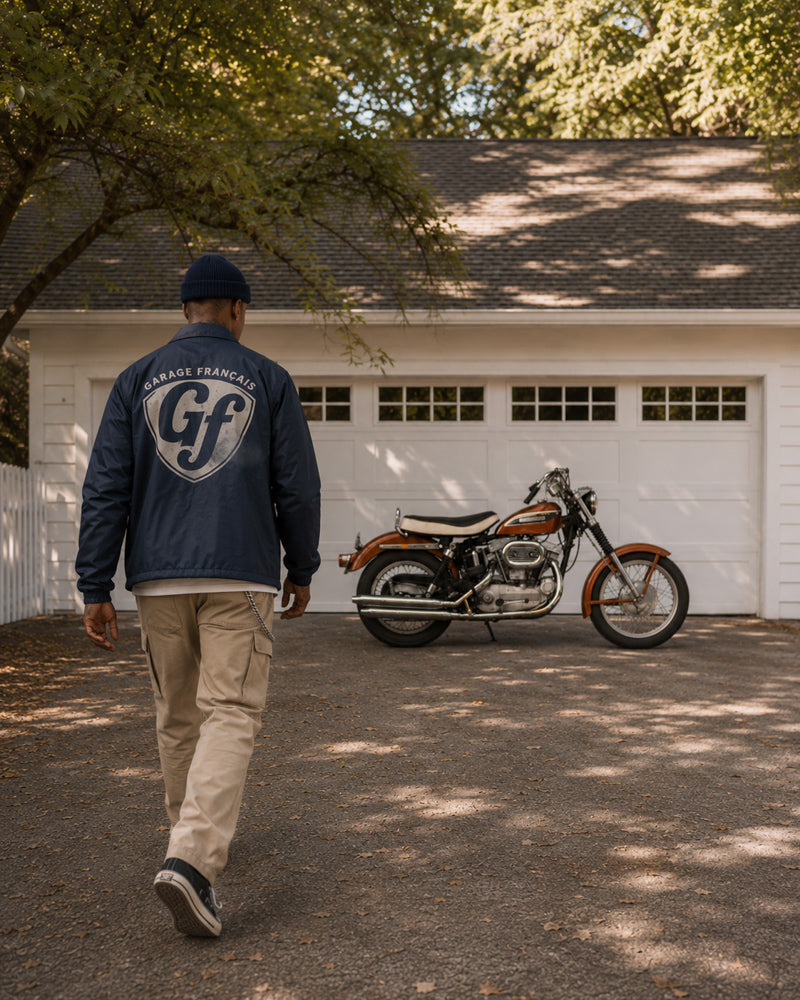 coach-jacket marine – esprit us – lifestyle – Garage Français