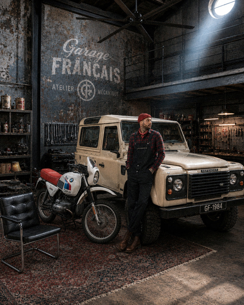 combinaison atelier mixte japonaise - black – lifestyle – Garage Français