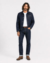 jeans selvedge tracker regular – face – Garage Français
