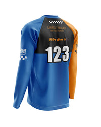 maillot moto vintage personnalisable 1990 – dos – Garage Français