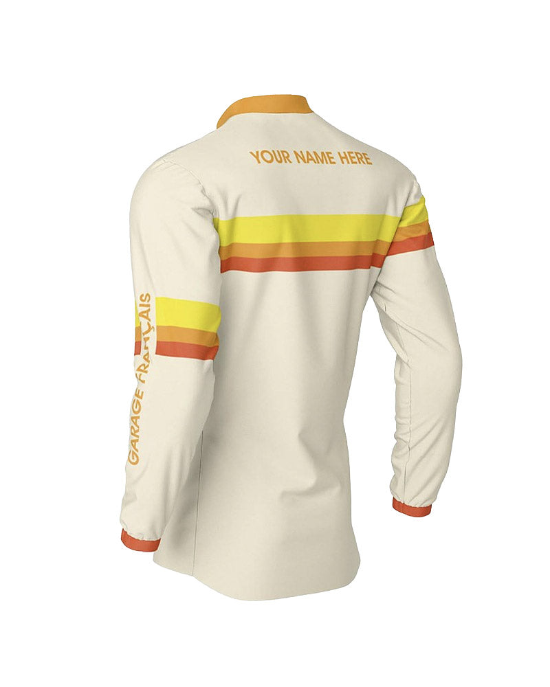 maillot moto vintage 70's dirt – profil – Garage Français