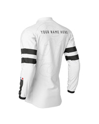 maillot-personnalisable-gf-racing-blanc – dos – Garage Français