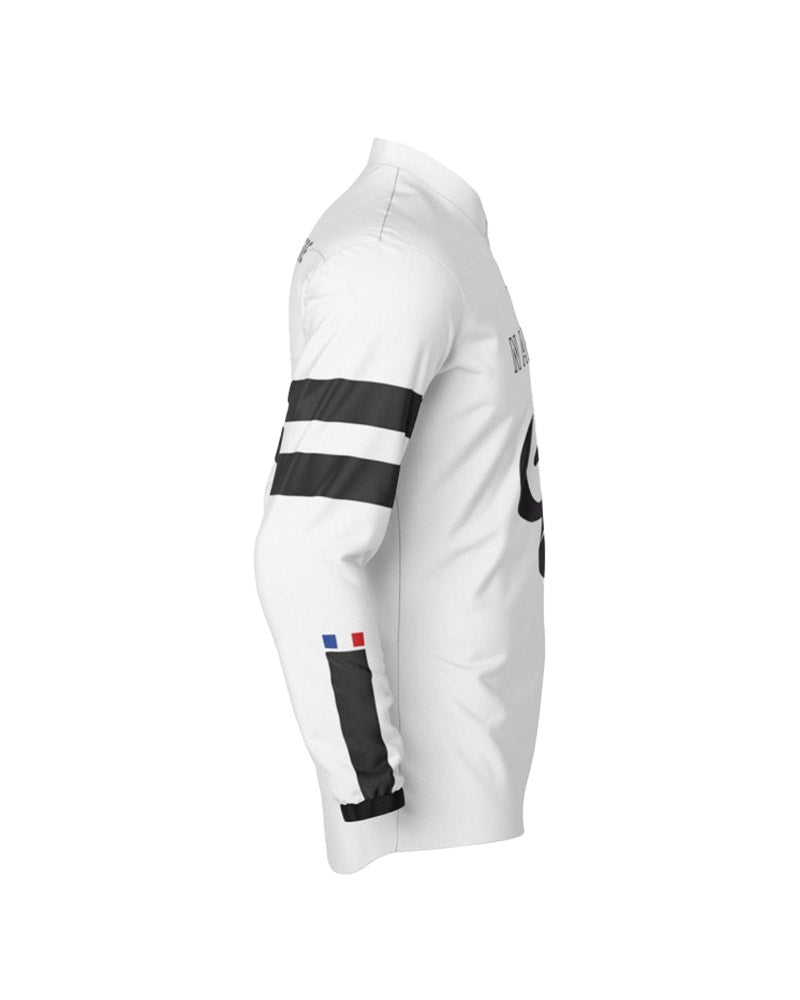 maillot-personnalisable-gf-racing-blanc – profil – Garage Français