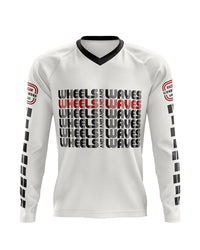 maillot moto vintage wheels & waves dirty ride – face – Garage Français