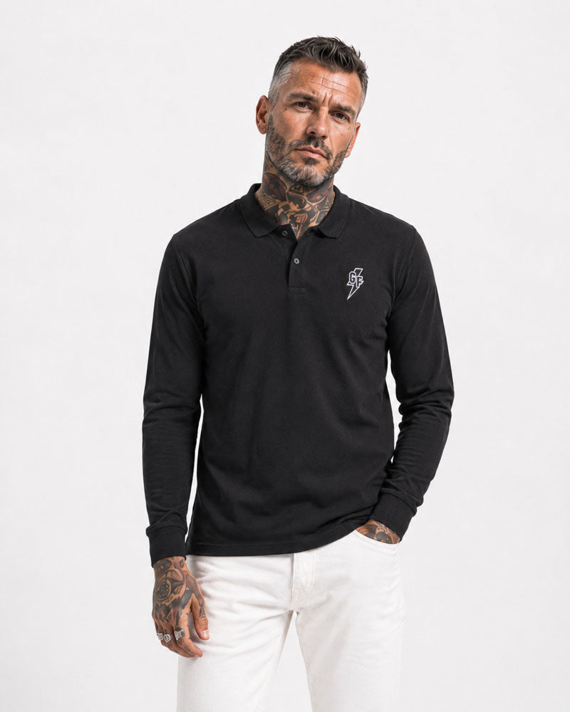 polo "50’s spirit" – l’élégance simple du garage – face – Garage Français