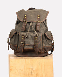Sac à dos moto canvas anti-pluie adventurous
