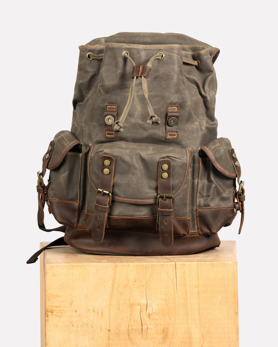Sac à dos moto canvas anti-pluie adventurous