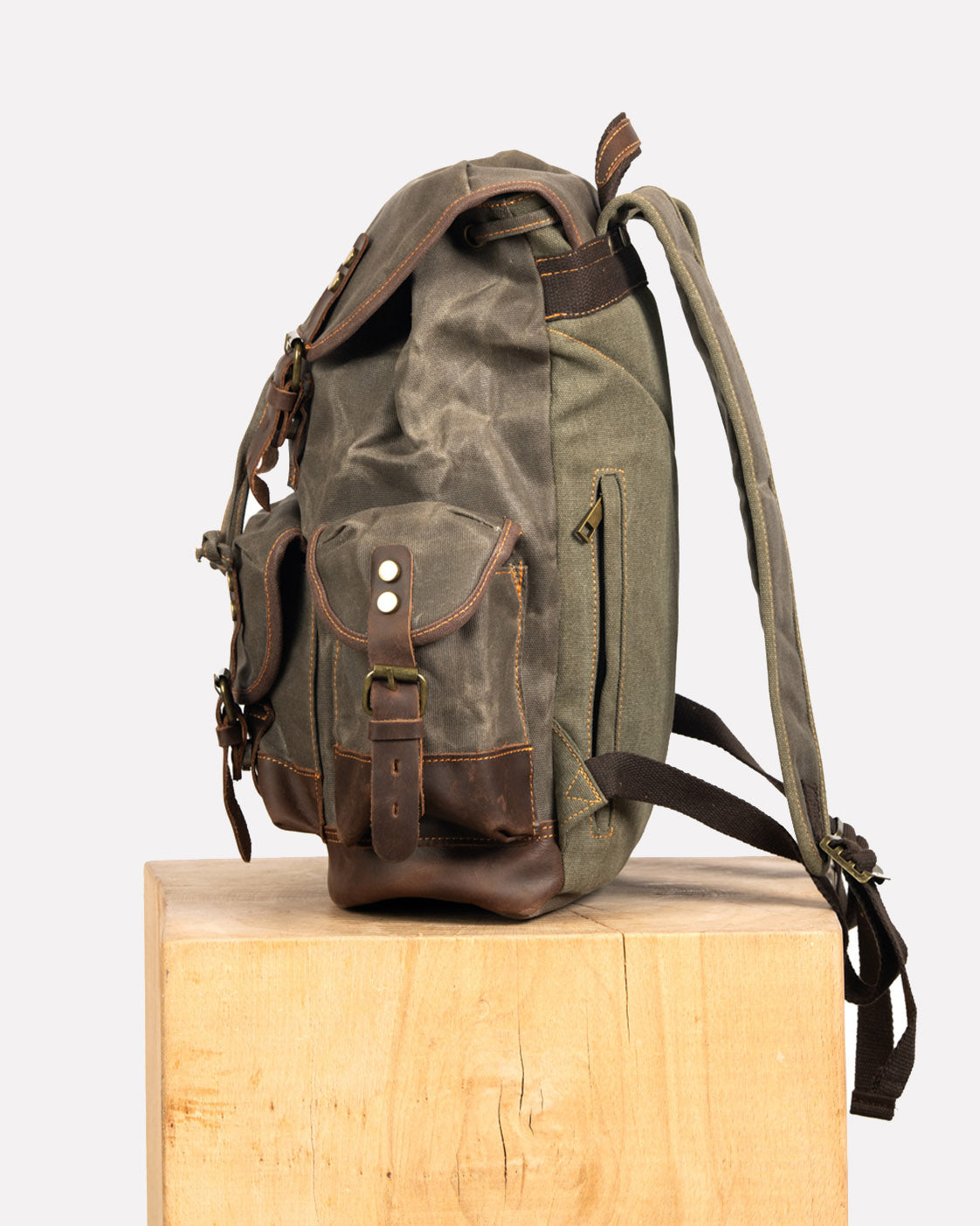 Sac à dos moto canvas anti-pluie adventurous