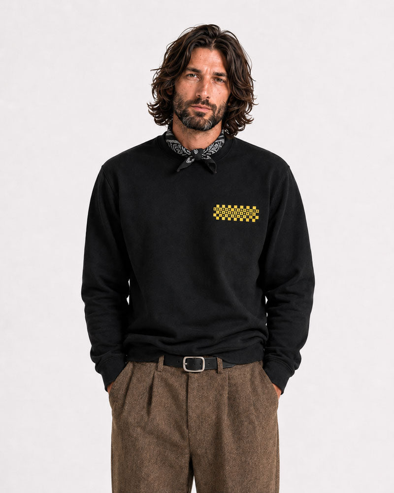 sweat "back to 90’s" – typo skate & vibes garage – face – Garage Français