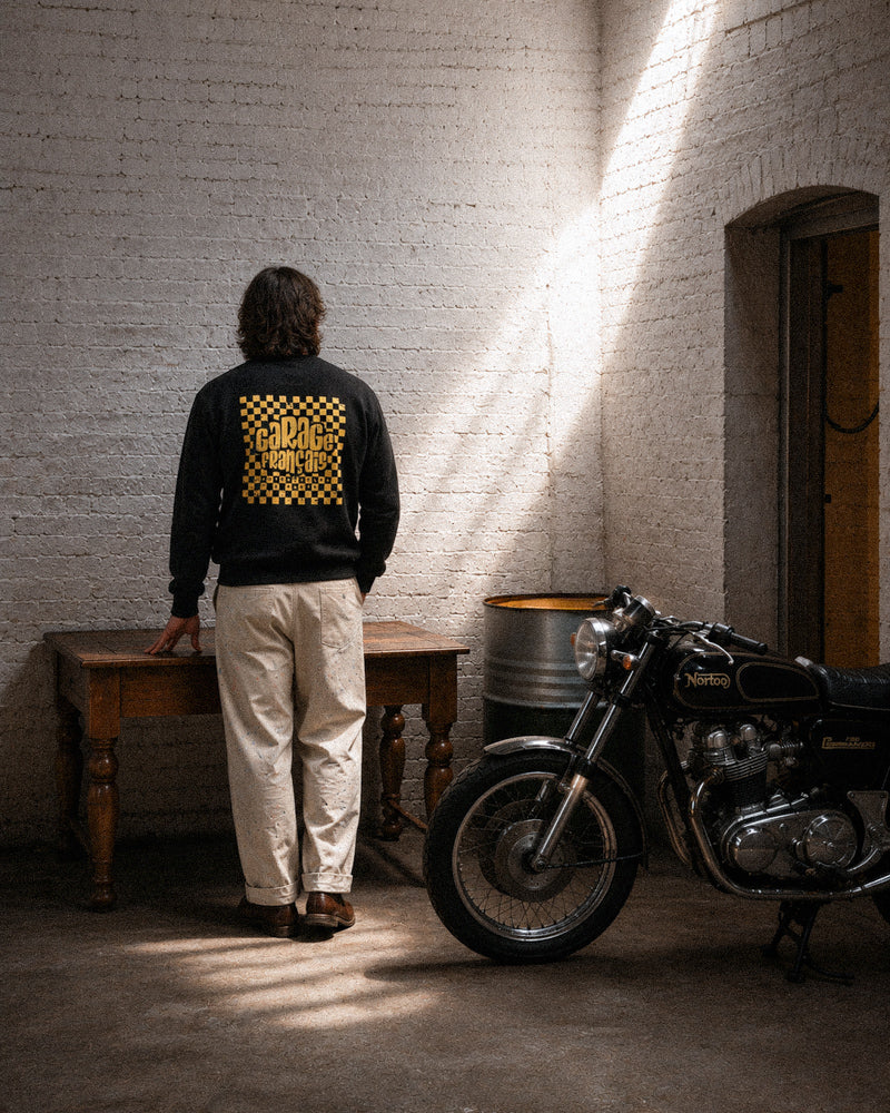 sweat "back to 90’s" – typo skate & vibes garage – lifestyle – Garage Français