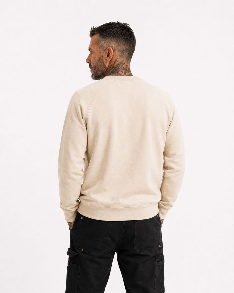 sweat-shirt rodéo camp, l’esprit sauvage, imprimé sur du 380g – dos – Garage Français