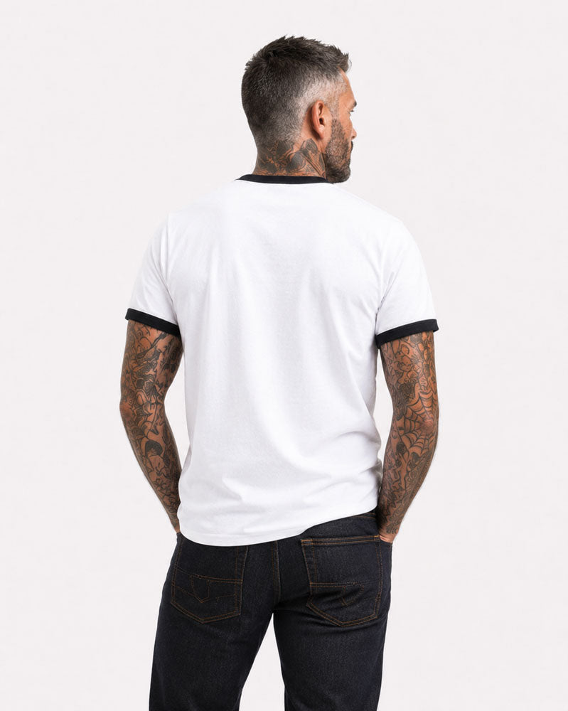 tee-shirt moto 60's garage francais unisexe – dos – Garage Français