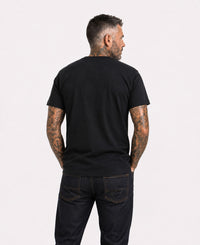 70s waves t-shirt - black
