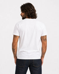 tee-shirt casque 70 - blanc – dos – Garage Français