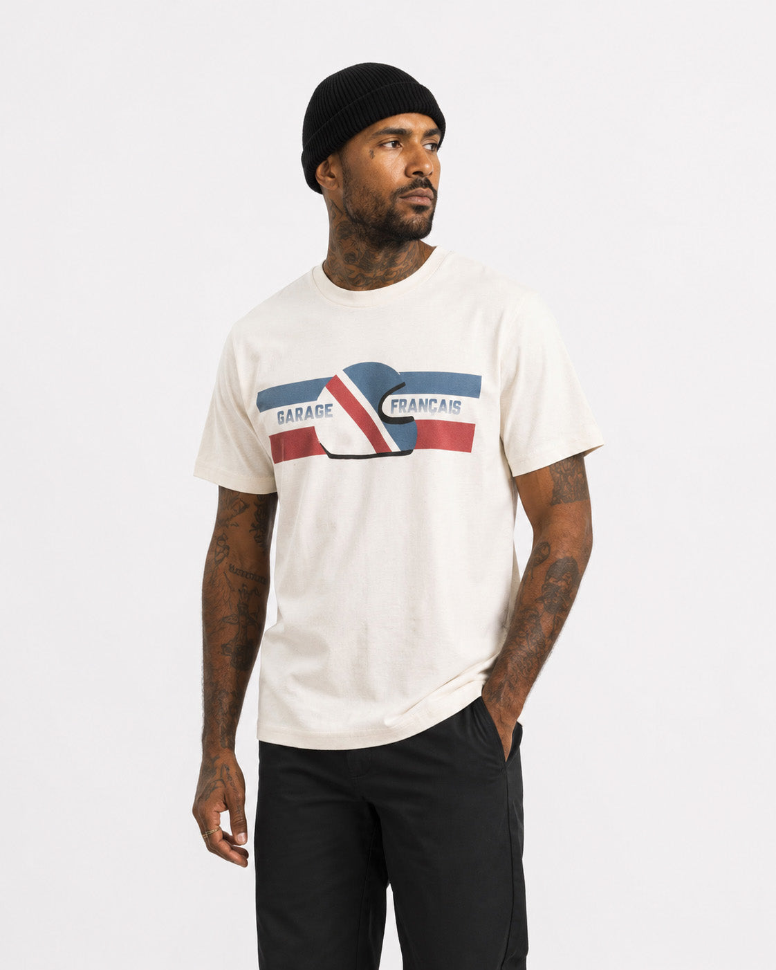 BBR helmet t-shirt - vintage white