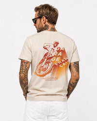 tee-shirt moto germain vincenot colab. – dos – Garage Français
