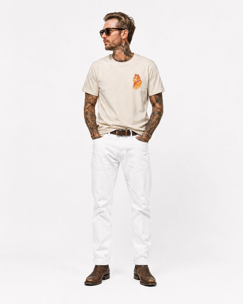 tee-shirt moto germain vincenot colab. – face – Garage Français