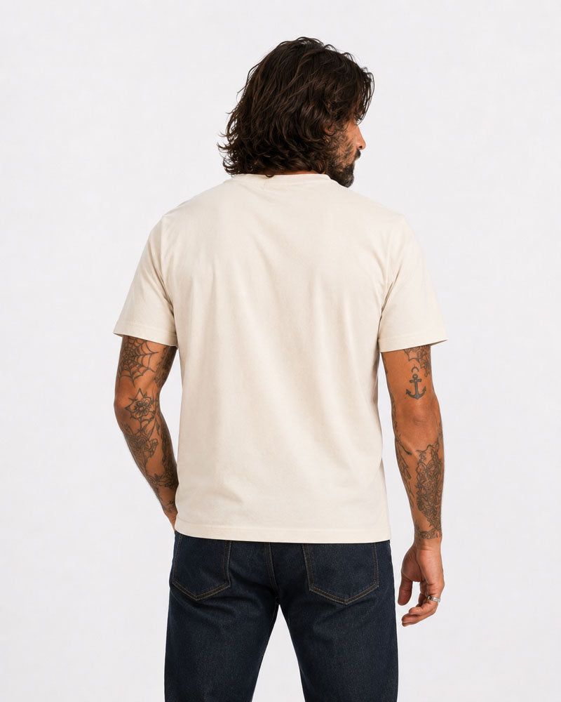 tee-shirt moto hommage à légende du touquet – dos – Garage Français