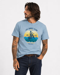 tee-shirt moto hommage à légende du touquet – face – Garage Français